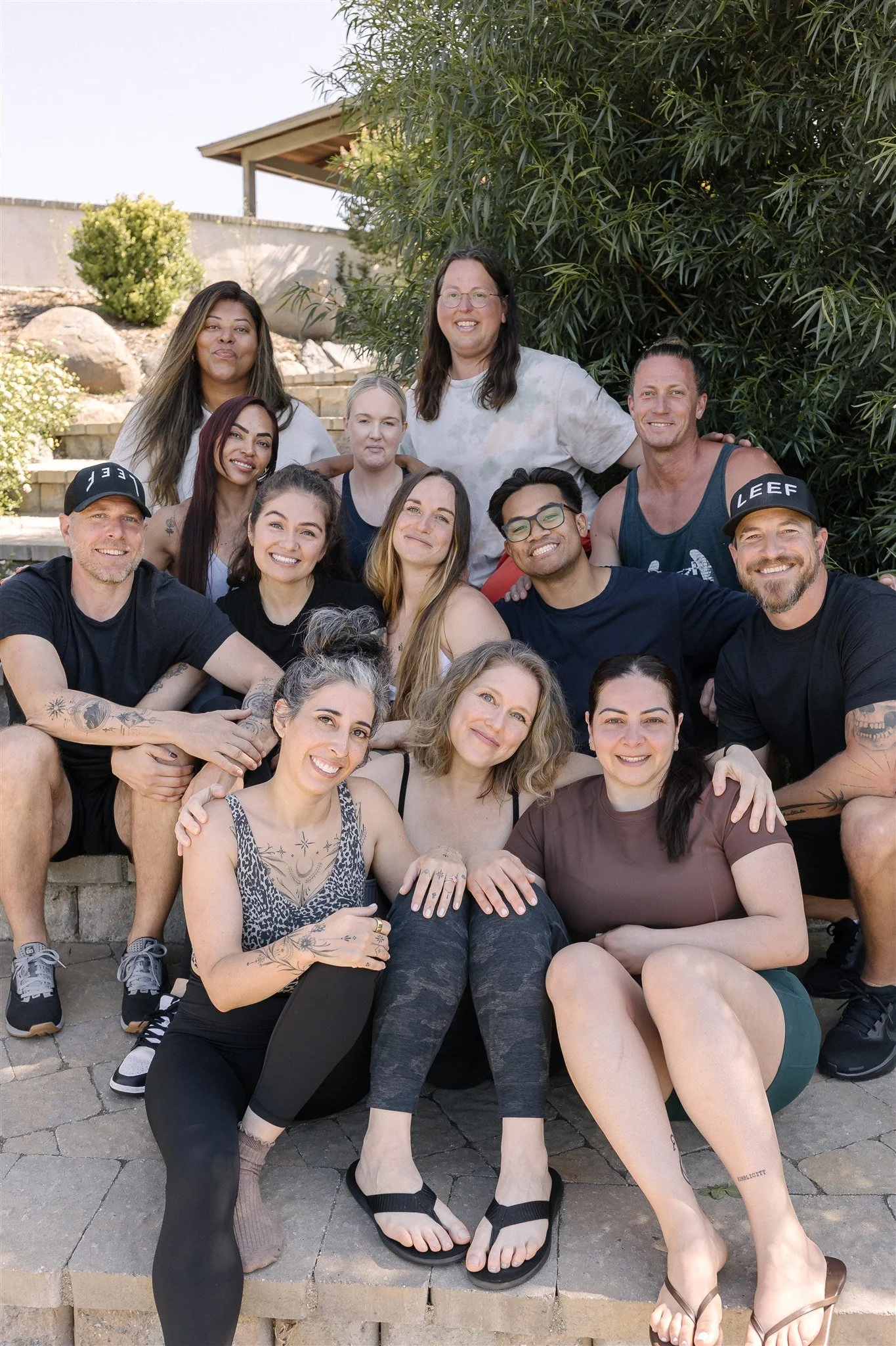 The LEEF community together after a week at LEEF House